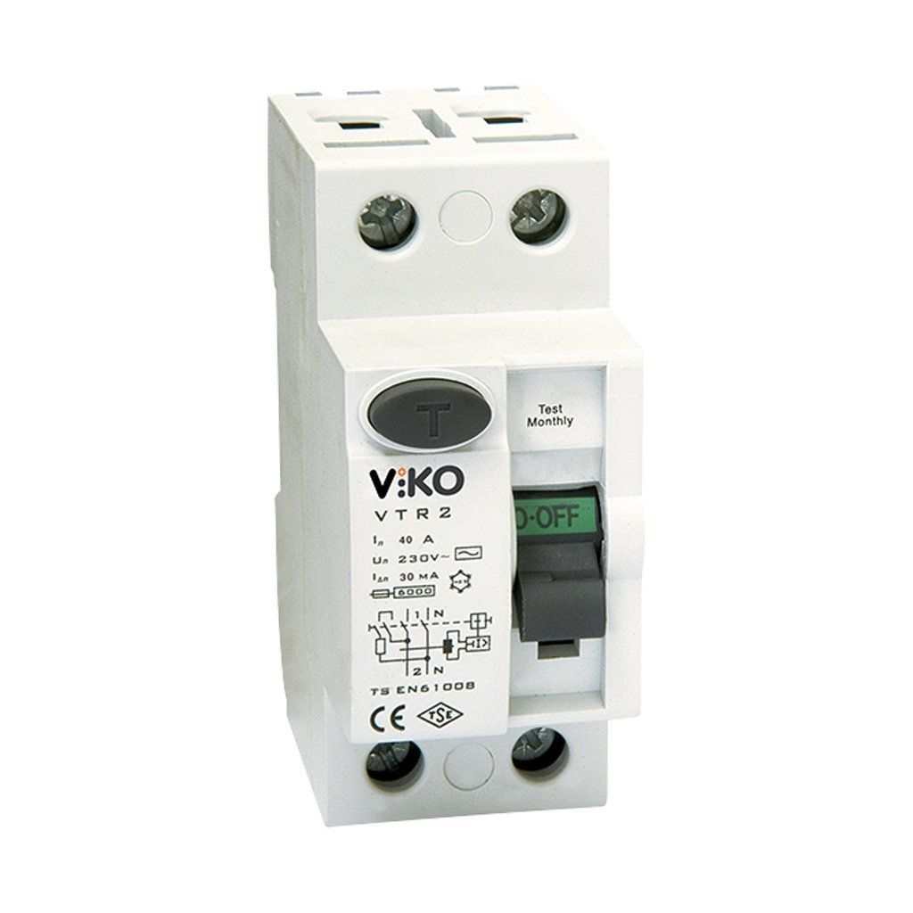 Viko Kaçak Akım Koruma Rölesi Ac Tip 30 Ma 2X25A VTR2-2530