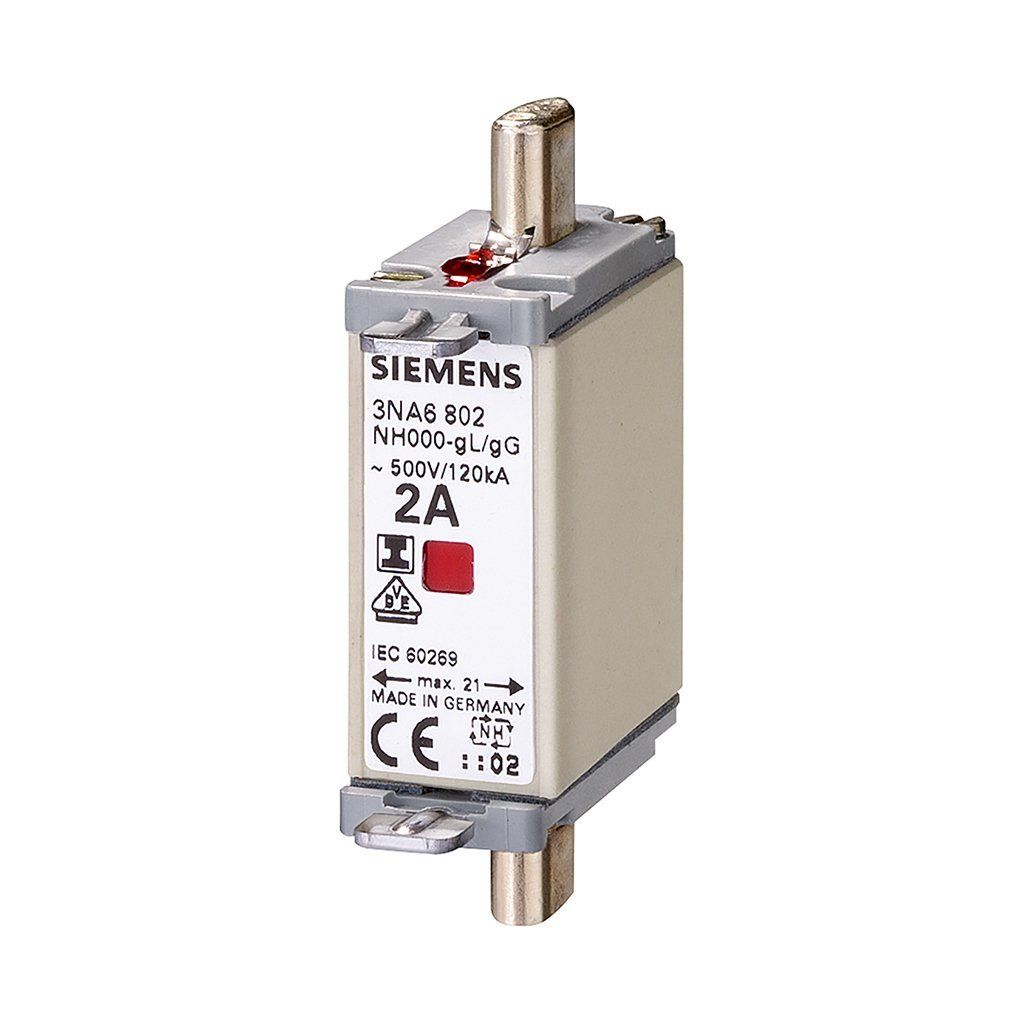Siemens 3NA6820 Bayrak Göstergeli NH Sigorta 50A Boy 000