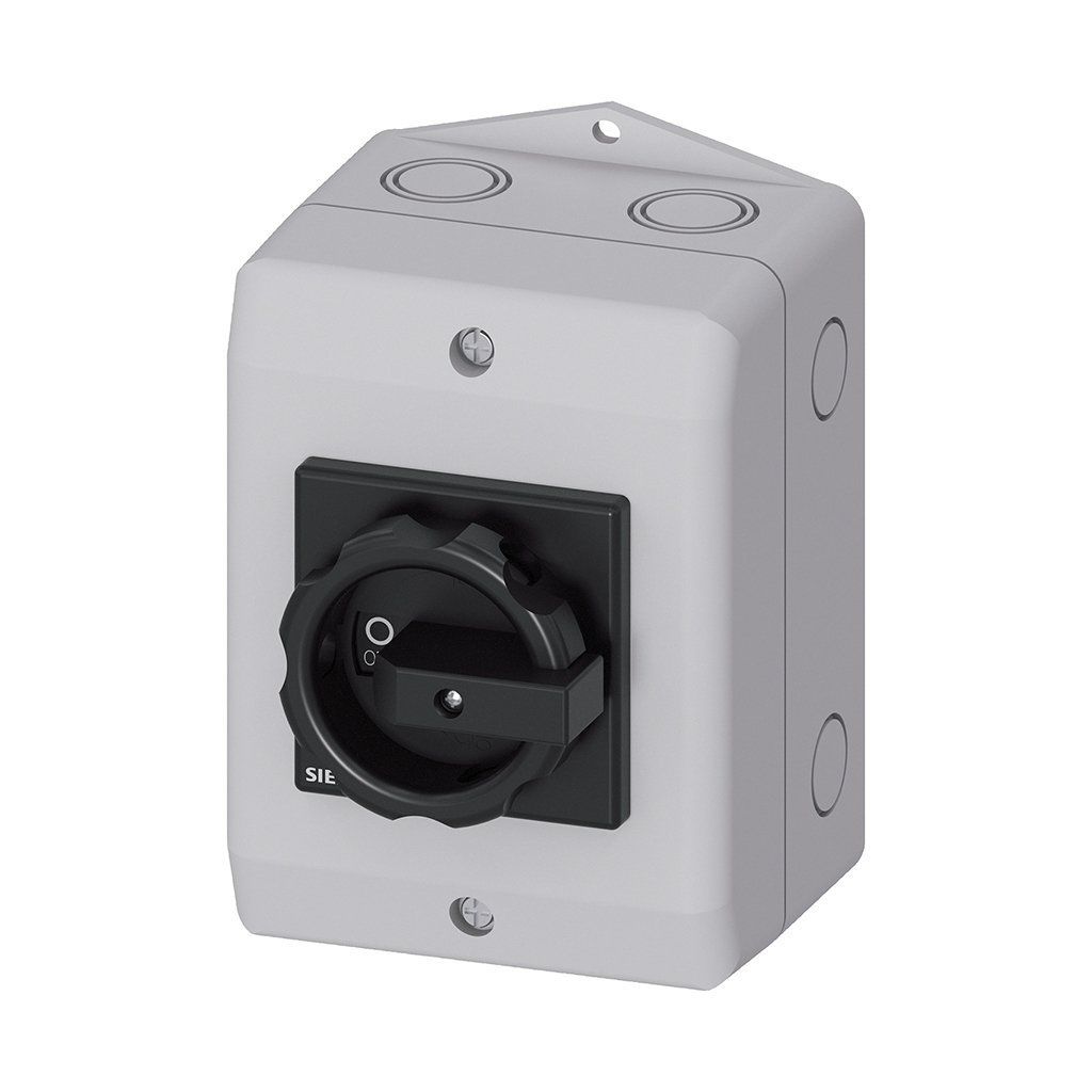 Siemens 3LD2264-0TB51 IP65 Kutulu Paket Şalter Siyah 3x32A