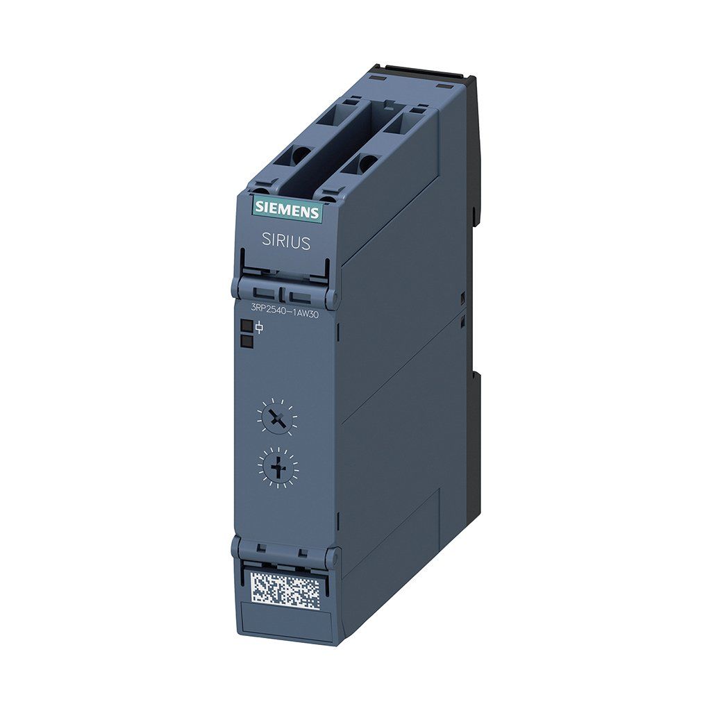 Siemens 3RP2540-1AW30 Sırıus 3Rp2 Bırakmada Gecikmeli (Off-Delay) Zaman Röleleri Ledli 17.5Mm Enerji İle Kumanda 2Co Kontak 12..240Vac/Dc