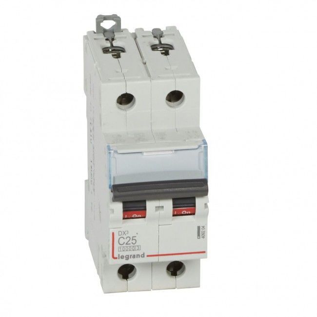 Legrand Otomatik Sigorta DX3 C Tipi 2x25Amper 10Ka 409204
