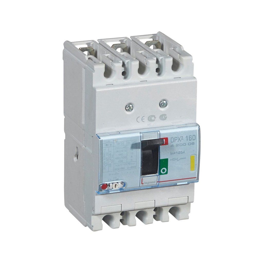 Legrand DPX3 Standart Tip 3x125Amper Kompakt Şalter 16Ka 420006
