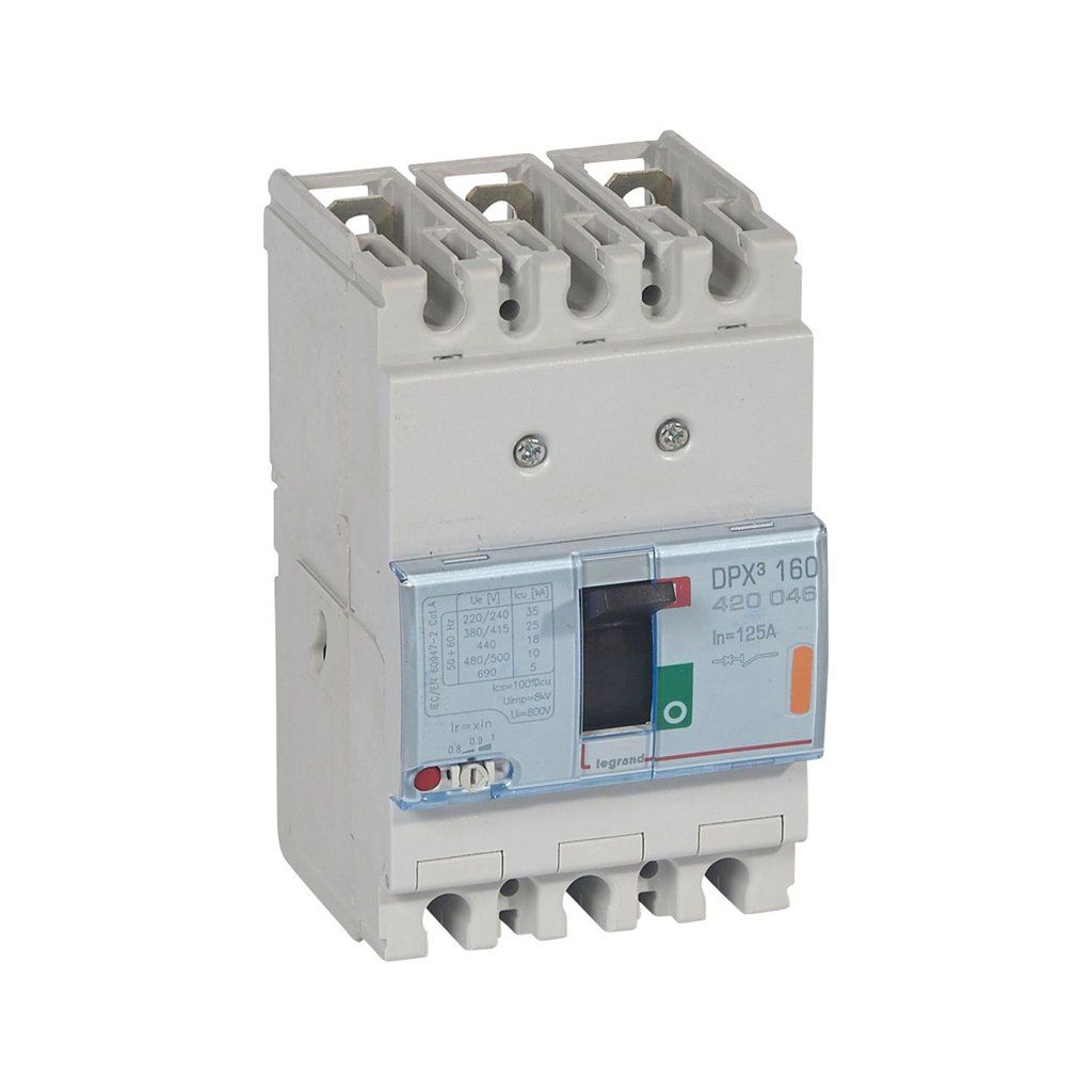 Legrand DPX3 Standart Tip 3x125Amper Kompakt Şalter 25Ka 420046