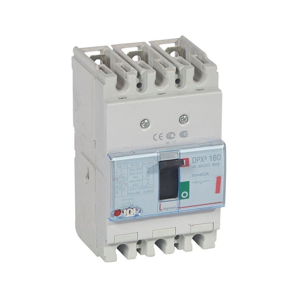 Legrand DPX3 Standart Tip 3x40Amper Kompakt Şalter 36Ka 420082