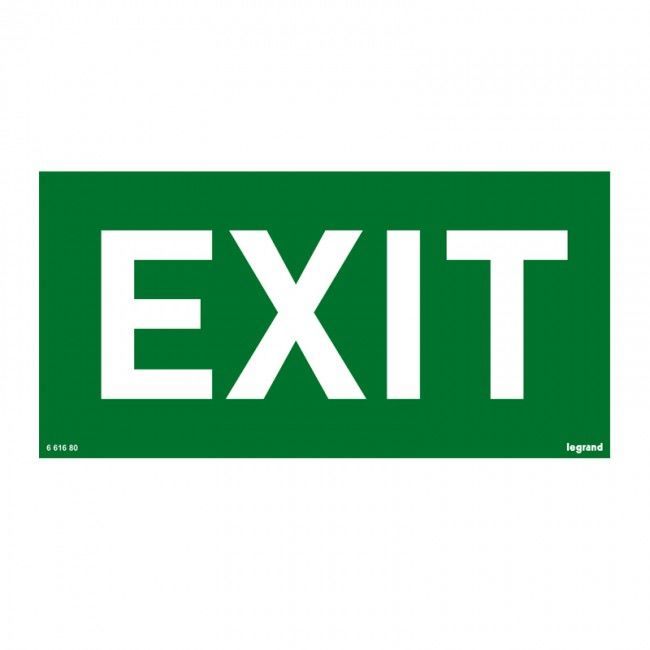 Legrand Emniyet Aydınlatma Ürünleri İçin Etiket -Exit- İşareti 661680 5 Ad