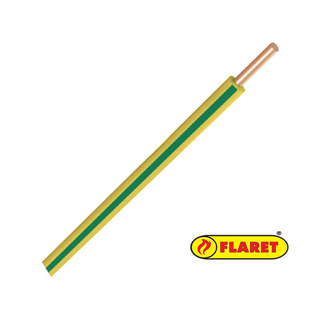 Hes H07Z1-K (NYAF HF) Sarı-Yeşil Kablo 1,5mm² 100 Mt