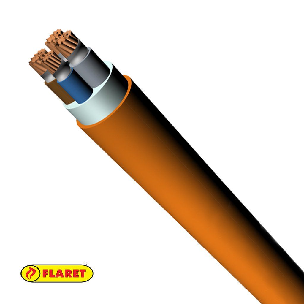 Hes N2XH FE 180 Kablo 5x2,5mm² 100 Mt
