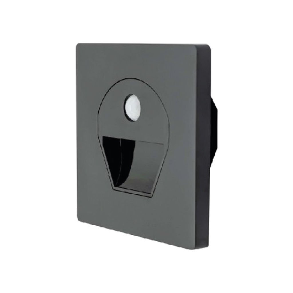 Cata 1W Sensörlü Siyah Kasa Koridor Armatürü Günışığı 3200K CT-5170G